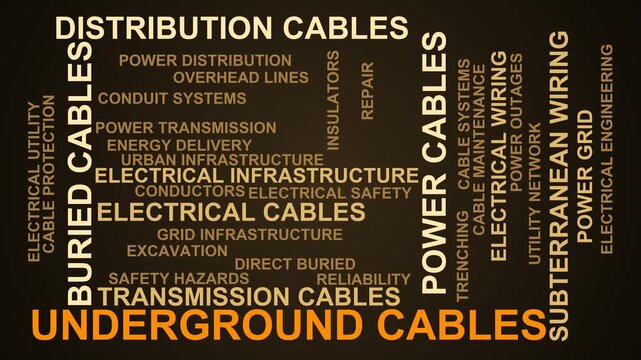 Underground Cables Word Cloud
