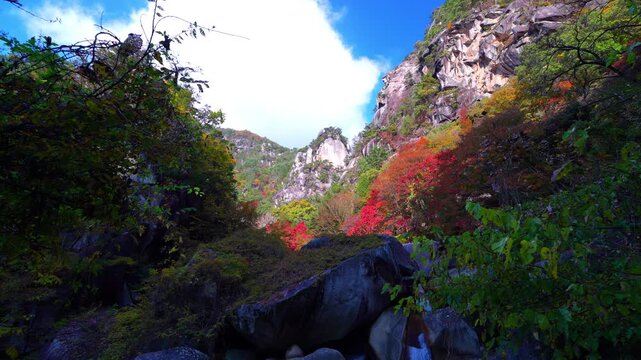 【紅葉】秋の昇仙峡・覚円峰