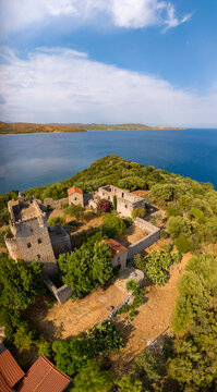 Vathi village in Peloponnese, Greece