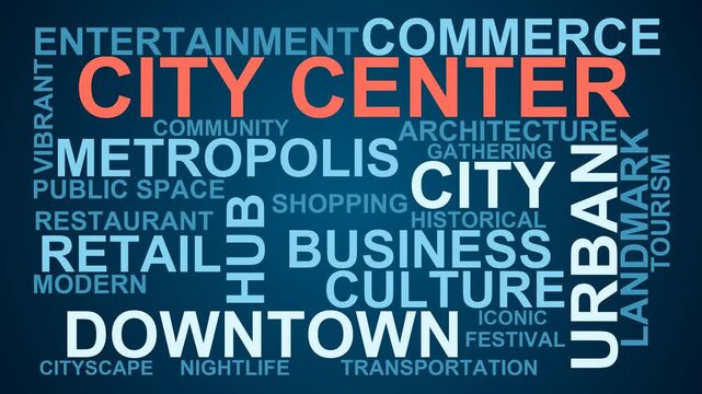 City Center Word Cloud