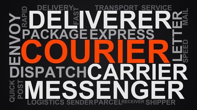 Courier Word Cloud