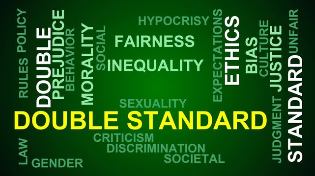 Double Standard Word Cloud