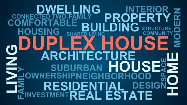 Duplex House Word Cloud