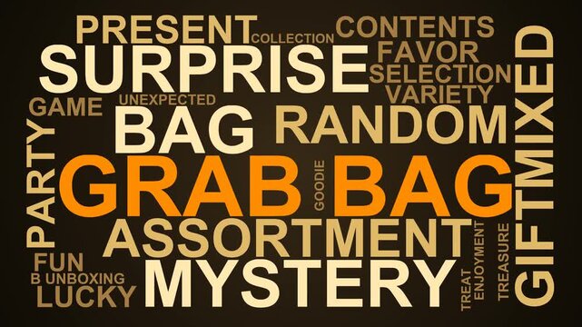 Grab Bag Word Cloud