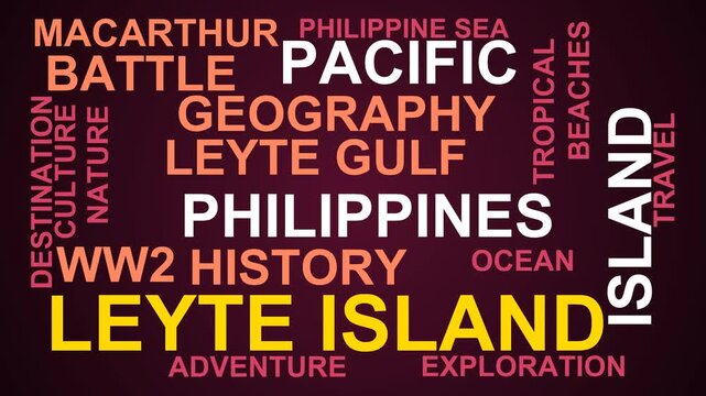 Leyte Island Word Cloud