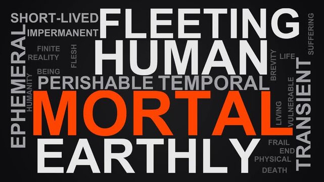 Mortal Word Cloud
