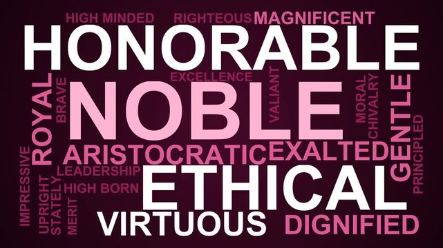 Noble Word Cloud
