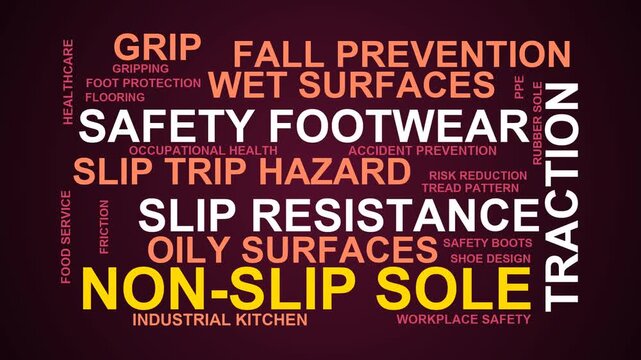 Non-Slip Sole Word Cloud