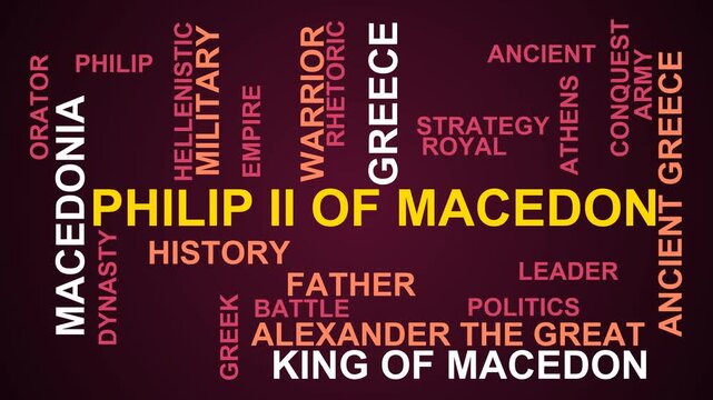 Philip Ii Of Macedon Word Cloud