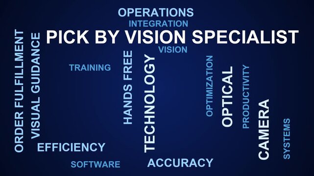 Pick By Vision Specialist Word Cloud