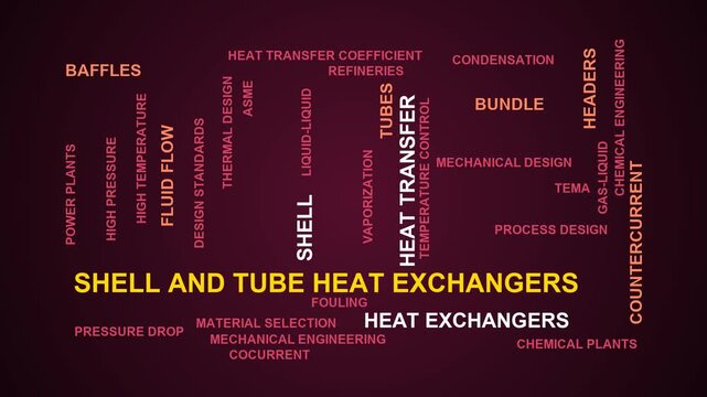Shell And Tube Heat Exchangers Word Cloud