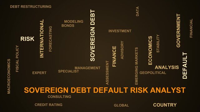 Sovereign Debt Default Risk Analyst Word Cloud