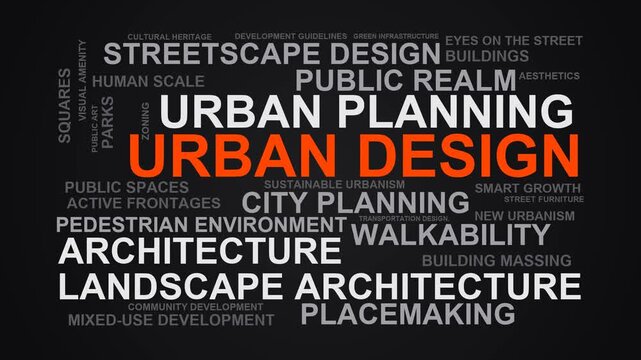 Urban Design Word Cloud