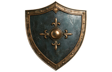 Fototapeta premium Weathered Medieval Knight Shield