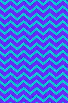 Blue zig-zag pattern background, abstract tribal design