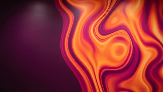 Vibrant sunset thermal heatmap gradient background with fiery orange and purple