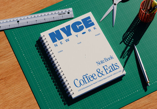 Spiral Book Mockup