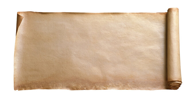 Vintage Blank Parchment Scroll