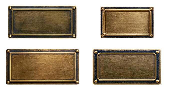 Blank Brass Plaque