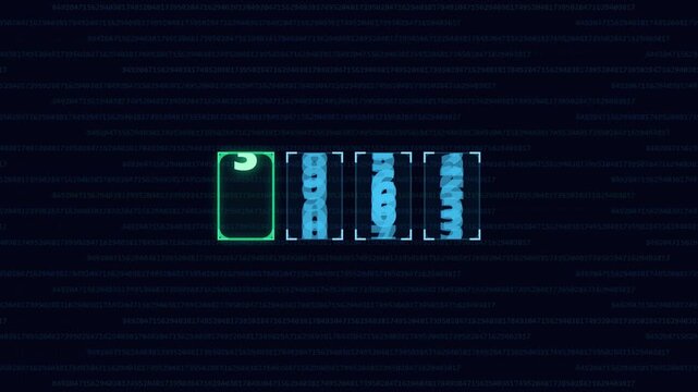 Random number generator with digital security code and access granted lock