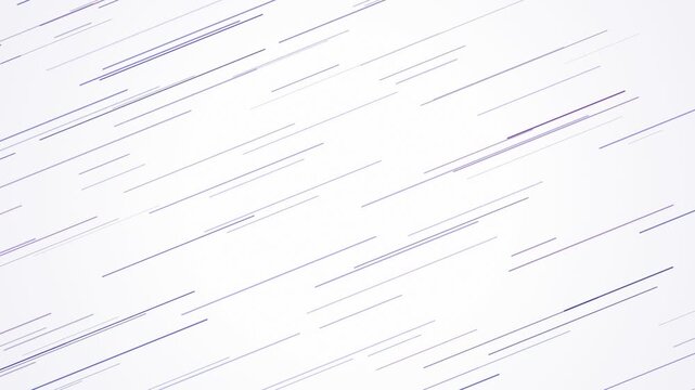 Minimalist abstract background with light purple diagonal speed lines on white