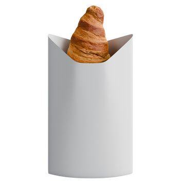 Croissant Cup Mockup