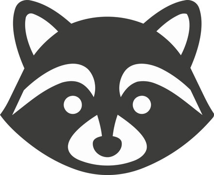 Raccoon animal avatar icon
