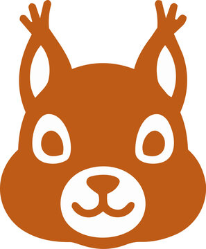 Squirrel animal avatar icon
