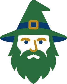 Wizard fantasy avatar icon