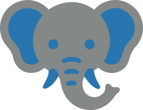 Elephant animal avatar icon