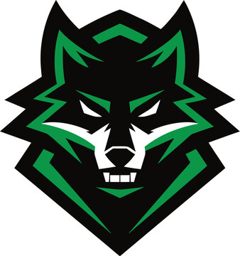 wolf head vector logo