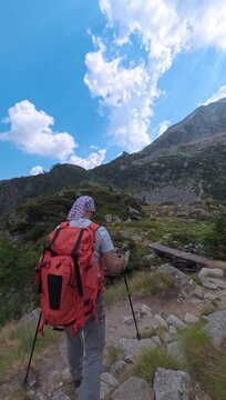 Hiking to "lago della vecchia" , Biella Italy 