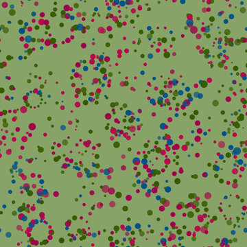 Patr&oacute;n de burbujas vectorial multicolor sin costuras