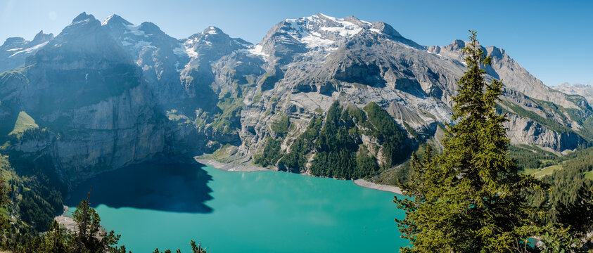 Discover the serene beauty of Oeschinensee in Kandersteg, Switzerland