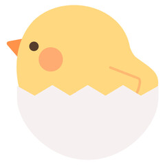 卵の殻に入ったかわいいヒヨコ © ayacan