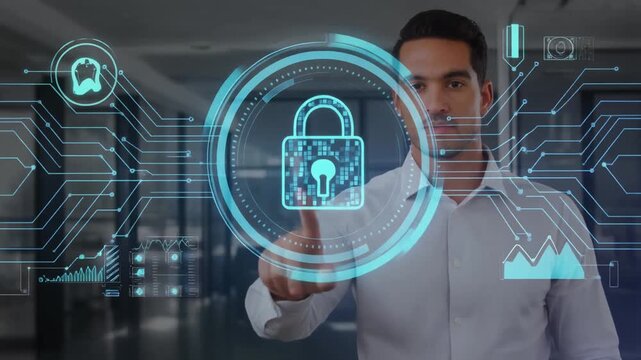 Digital shield glows with radiant clarity, radiating resilience, encryption, and innovation; a vivid emblem of security, technology, and transformation within protection.