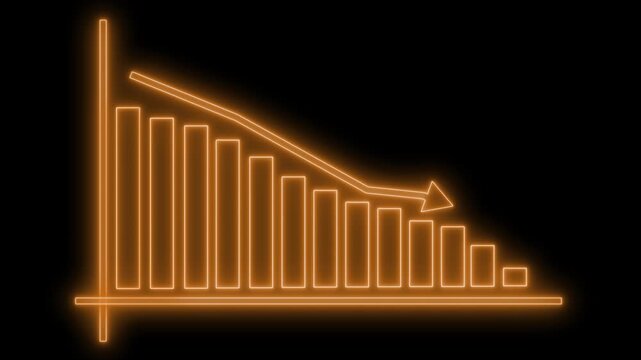 Financial Growth Graph Animation Featuring Increasing Business Performance Bars