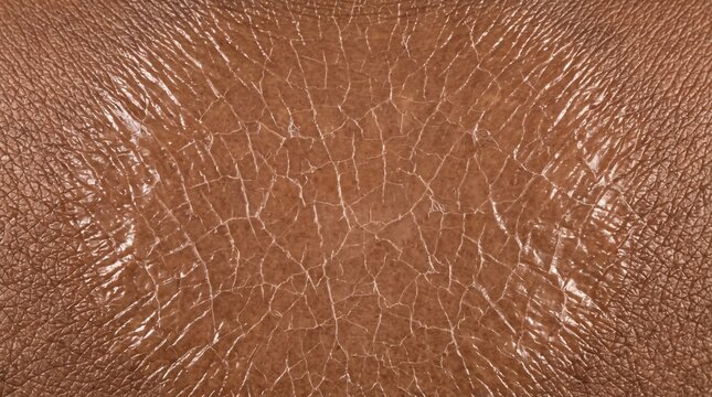 Extreme macro texture of severely dry cracked and flaky brown skin
