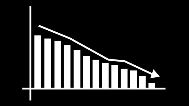 Growing Revenue Graph Animation with Modern Business Dashboard Elements