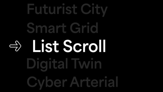 List Scroll Text