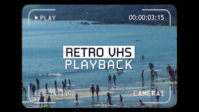 Retro VHS Playback