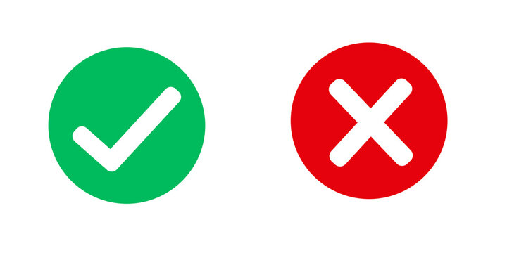 tick and cross