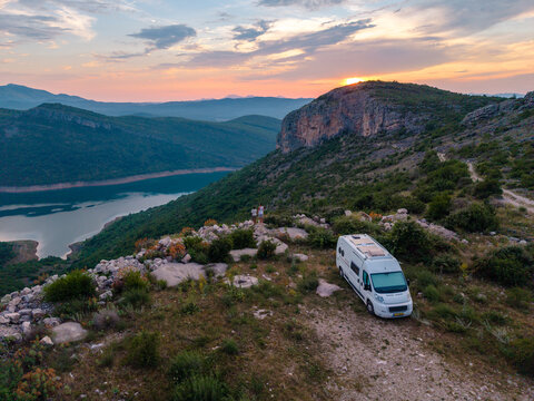Exploring the serene landscapes of Grancarevo, Montenegro with stunning mountain views