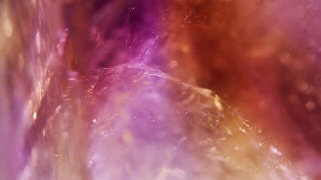 Macro Amethyst Crystal Purple Space, Extreme Close Up