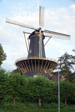 Windm&uuml;hle Molen de Windhond in Woerden, Niederlande