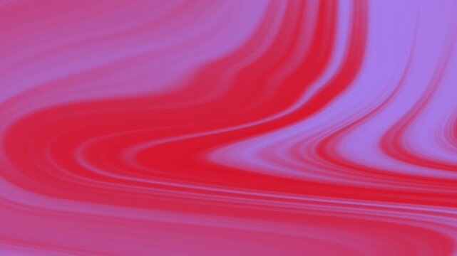 Abstract purple and red liquid gradient wavy lines motion background with smooth flowing streaks looping