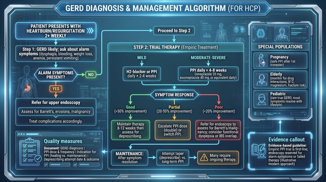 GERD diagnosis & management algorithm (for HCP)