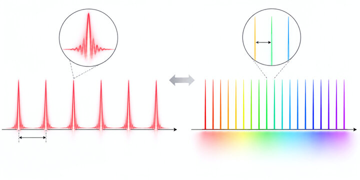 Ultrashort Laser Pulses Form an Optical Frequency Comb