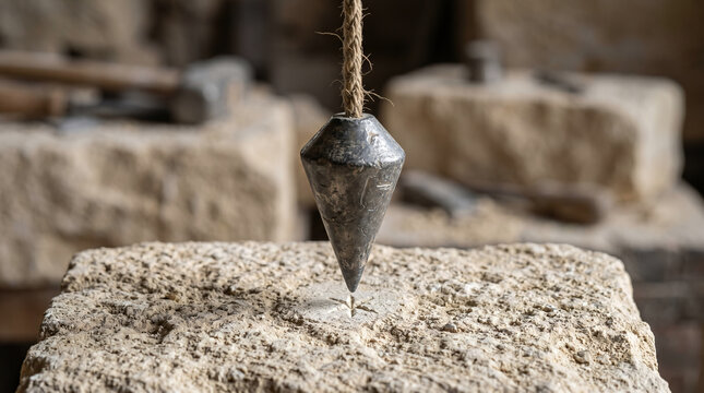 Amos 7, The Lord standing by a wall that has been built true to plumb, with a heavy lead plumb line in his hand