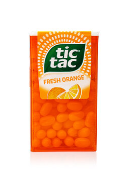 Tic tac fresh orange breath mints container